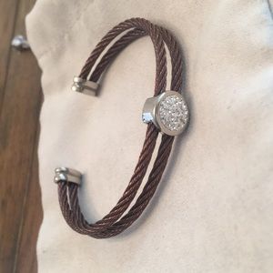 Steel By Design Chocolate Bracelet